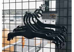 Вішалка-плечики для білизни и дитячого одягу (26см. чорні)